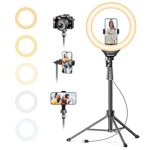 UBeesize 12-inch Ring Light with Stand